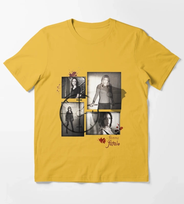 Women of SHIELD Femme Fatale T-Shirt Yellow