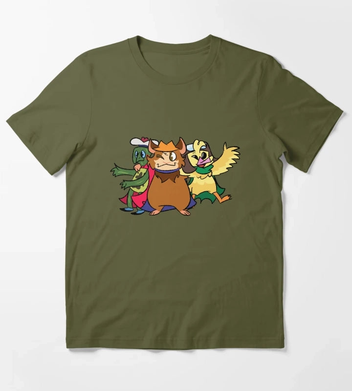 Wonder Pets Hugging T-Shirt Olive Green