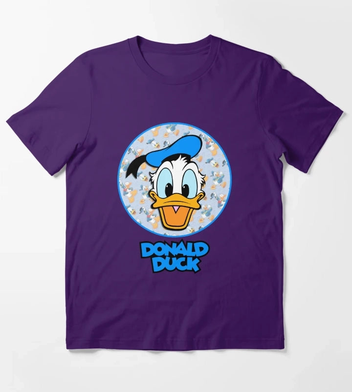 Wonderful Donald Duck design T-Shirt Purple