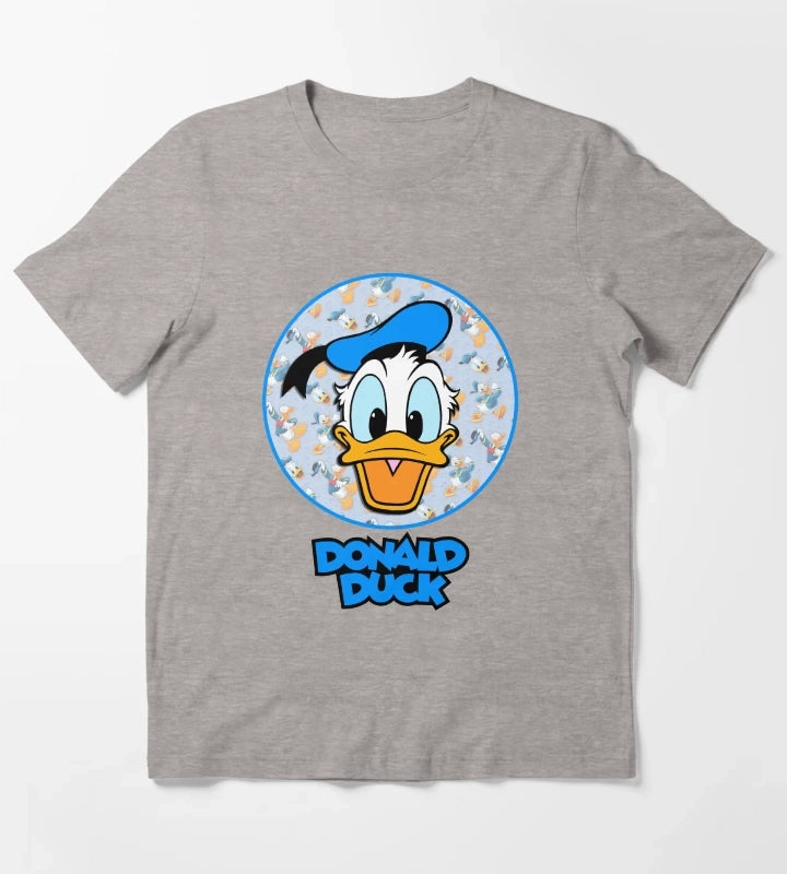 Wonderful Donald Duck design T-Shirt Heather Grey