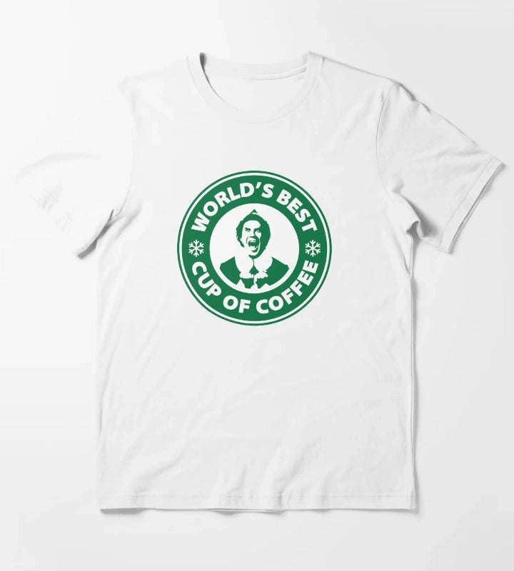 Worlds Best Cup of Coffee T-Shirt White