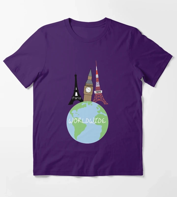 Worldwide BTR T-Shirt Purple