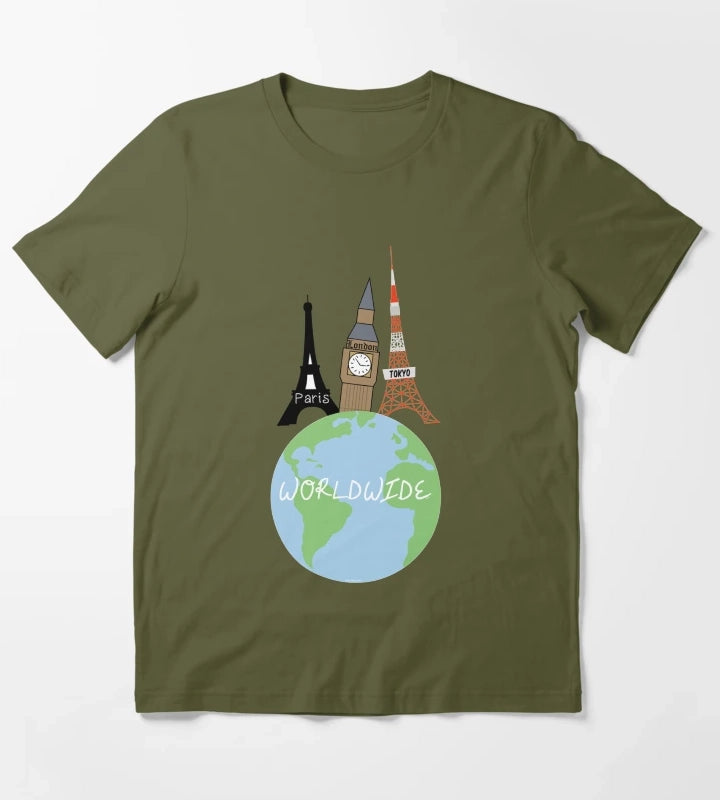 Worldwide BTR T-Shirt Olive Green