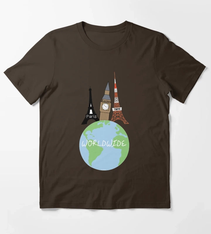 Worldwide BTR T-Shirt Brown
