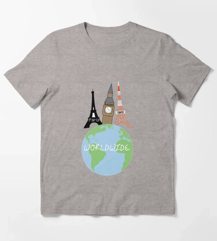 Worldwide BTR T-Shirt Heather Grey