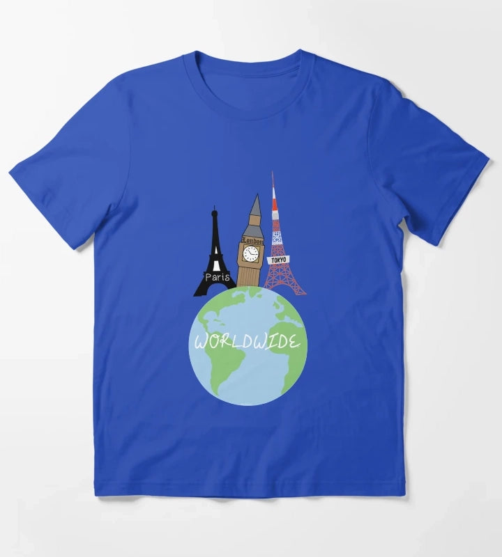 Worldwide BTR T-Shirt Blue
