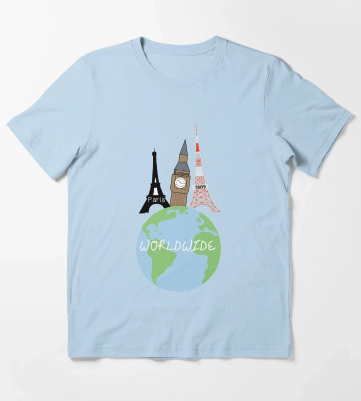 Worldwide BTR T-Shirt Sky Blue