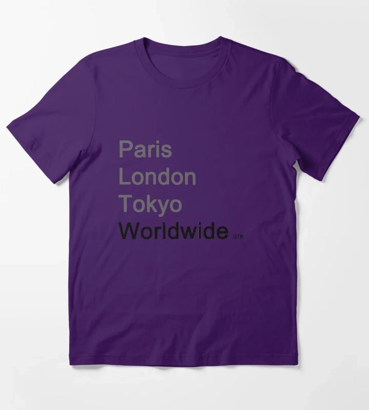Worldwide Big Time Rush T-Shirt Purple