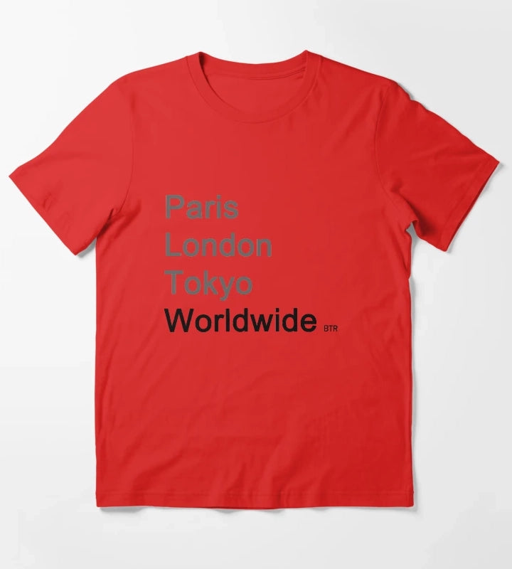 Worldwide Big Time Rush T-Shirt Red