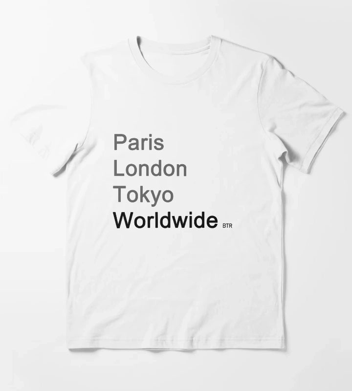 Worldwide Big Time Rush T-Shirt White