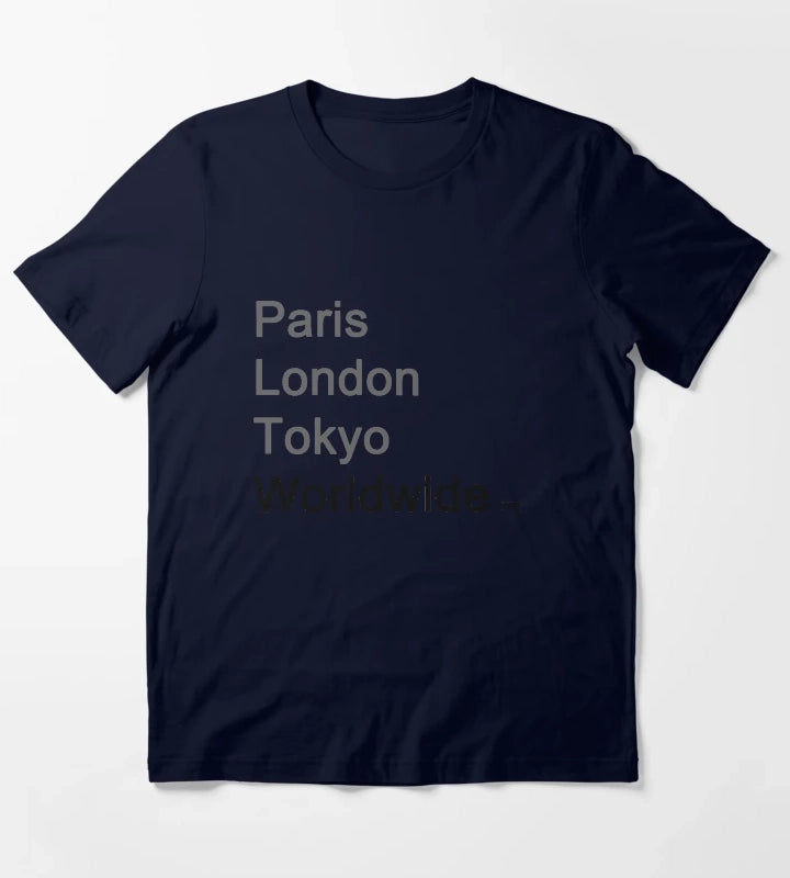 Worldwide Big Time Rush T-Shirt Navy