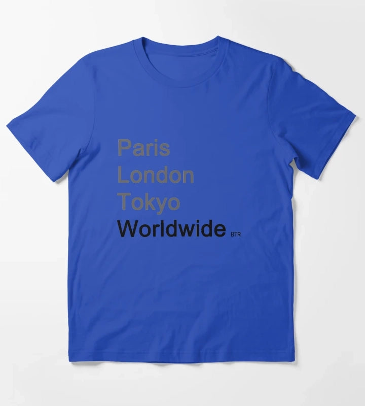 Worldwide Big Time Rush T-Shirt Blue