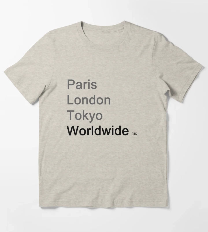 Worldwide Big Time Rush T-Shirt Cream
