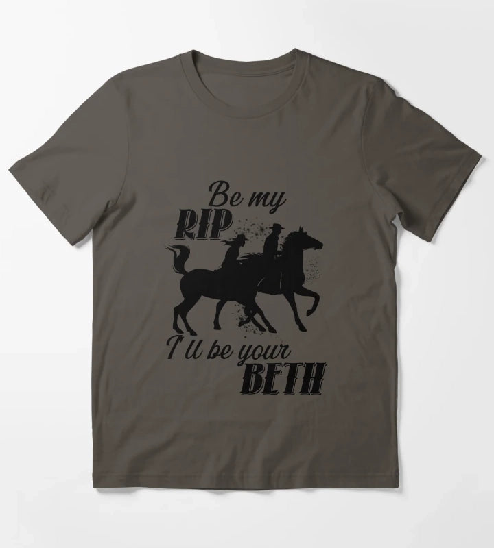 Wrangle Me Rip Wheeler Yellowstone Lover T-Shirt Dark Grey