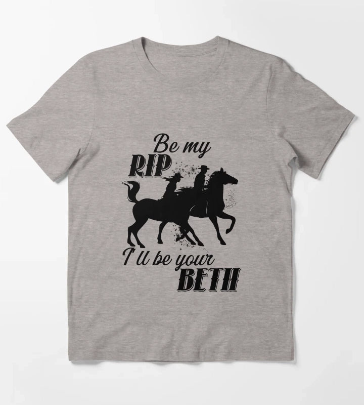Wrangle Me Rip Wheeler Yellowstone Lover T-Shirt Heather Grey