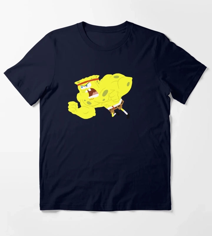 Wrestling Spongebob T-Shirt Navy