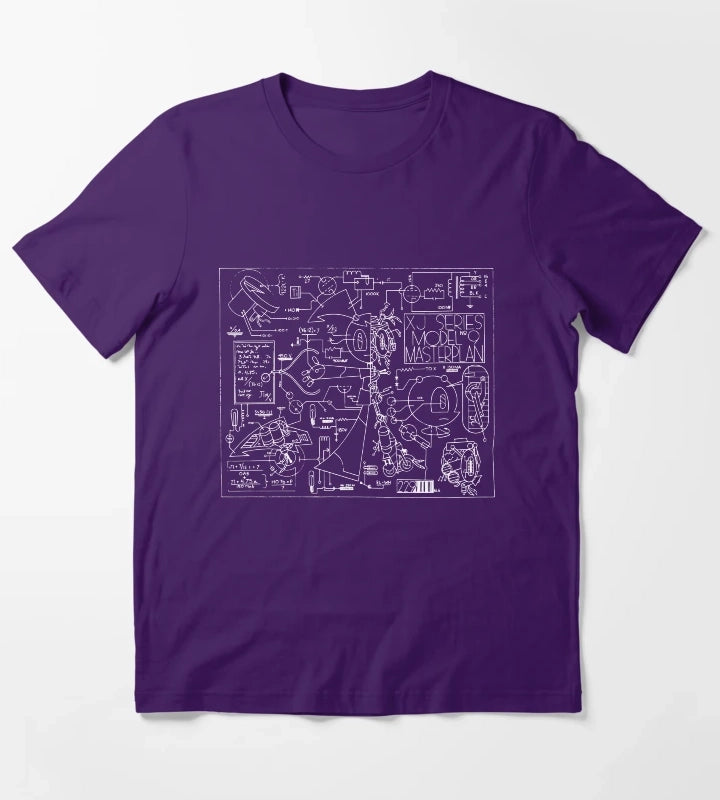 XJ Series Model No 9 Master Plan T-Shirt Purple