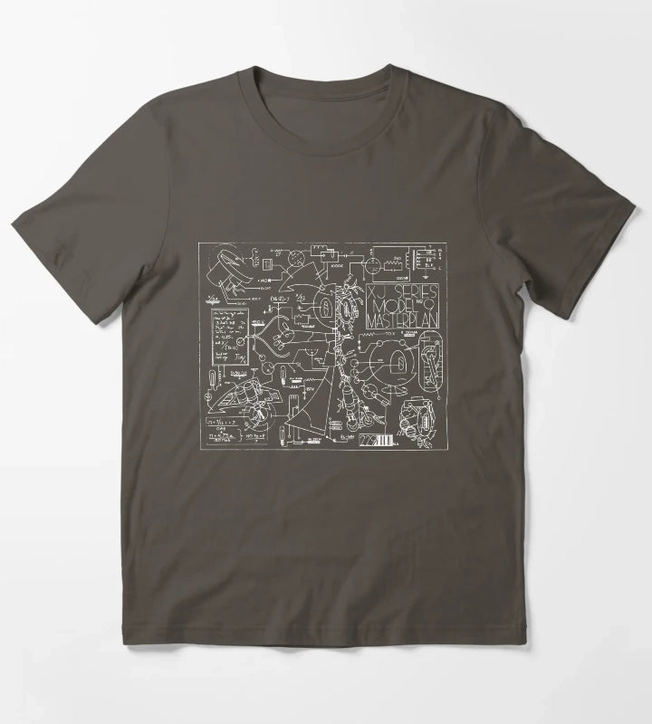 XJ Series Model No 9 Master Plan T-Shirt Dark Grey