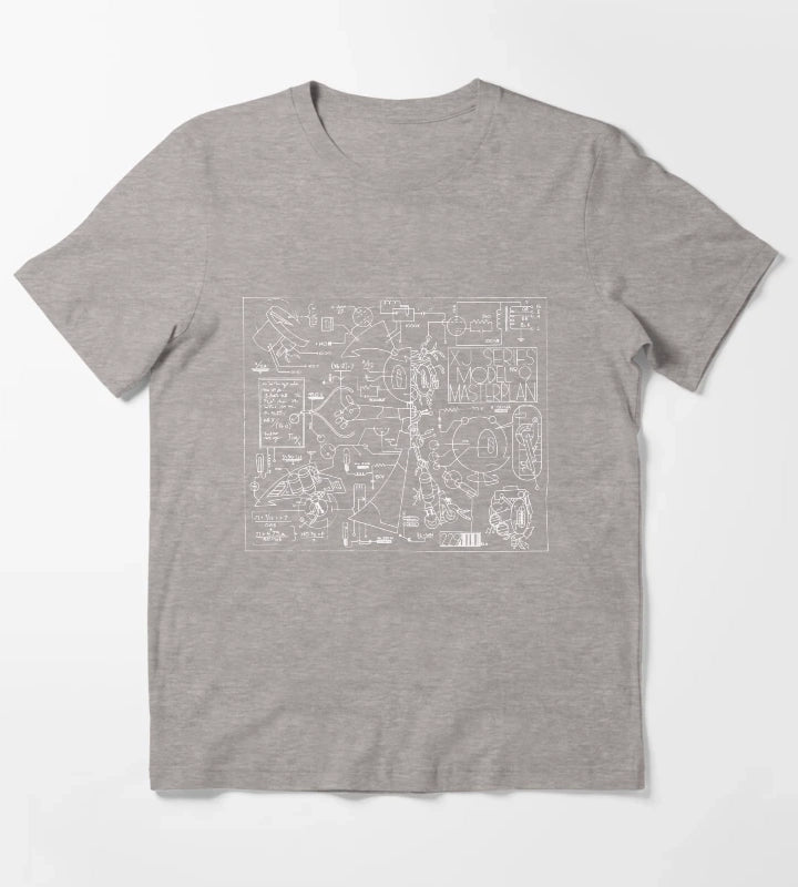 XJ Series Model No 9 Master Plan T-Shirt Heather Grey