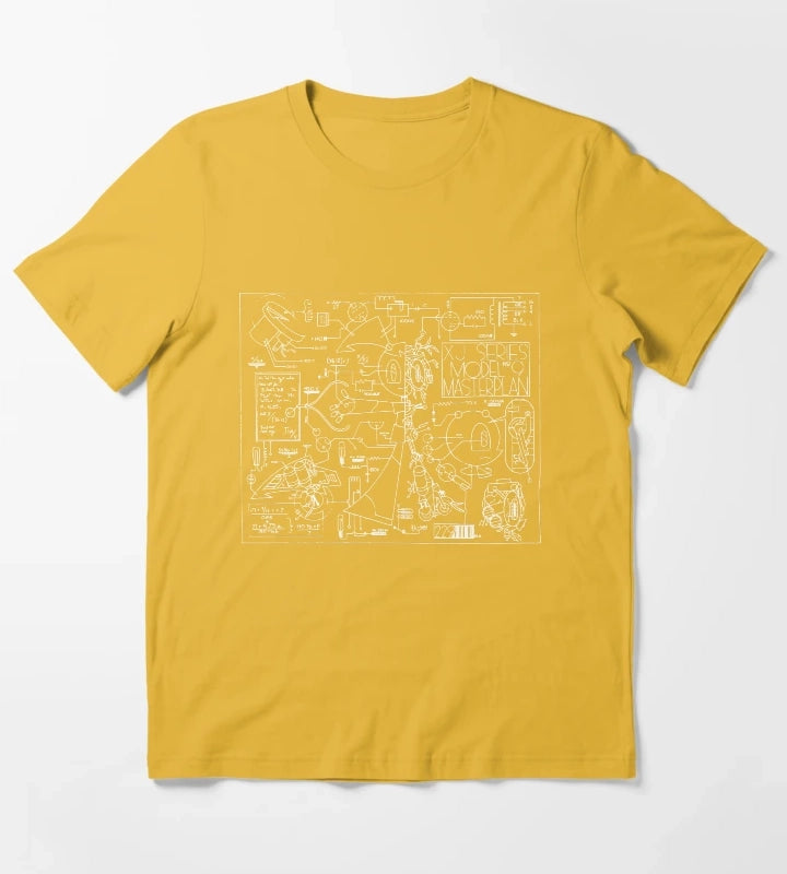 XJ Series Model No 9 Master Plan T-Shirt Yellow