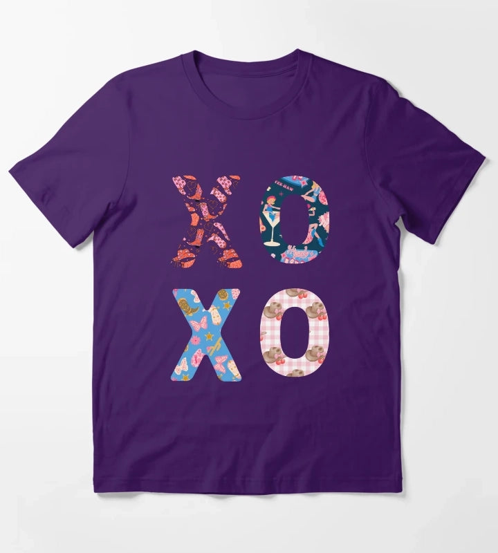 XOXO Cowgirl Typography T-Shirt Purple