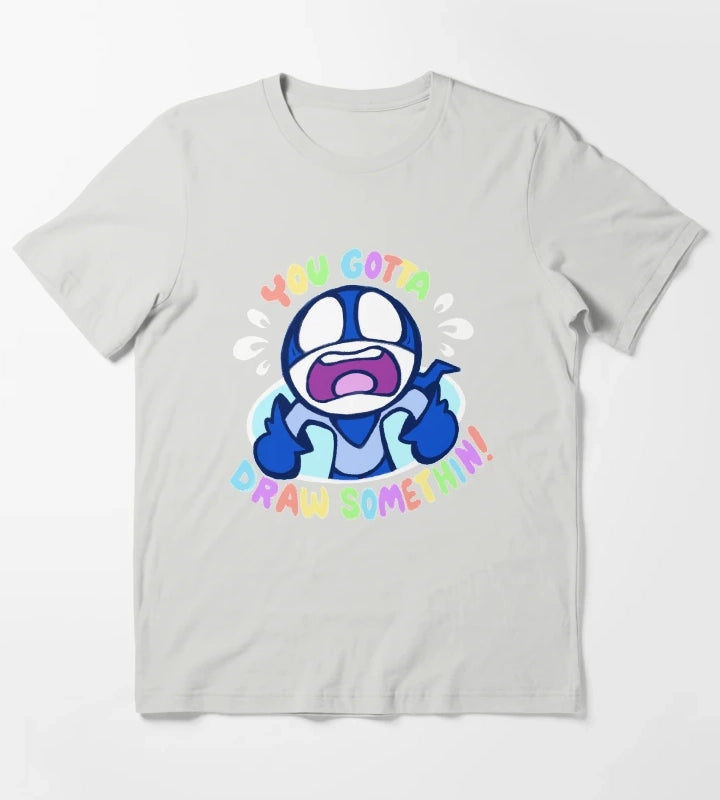 YOU GOTTA DRAW SOMETHIN T-Shirt Light Grey