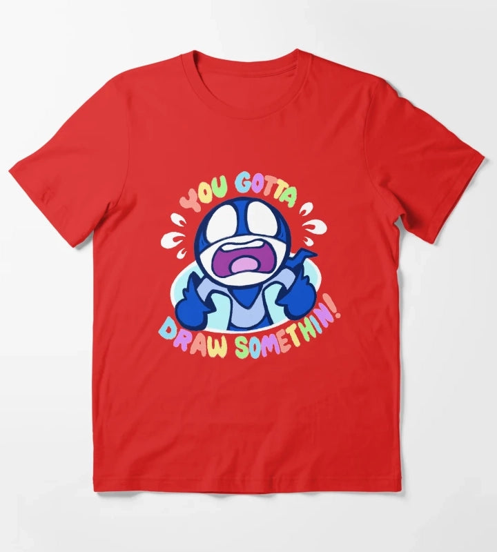 YOU GOTTA DRAW SOMETHIN T-Shirt Red