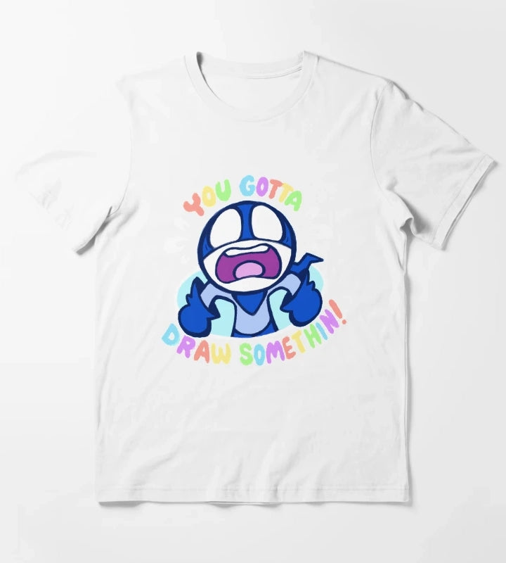 YOU GOTTA DRAW SOMETHIN T-Shirt White