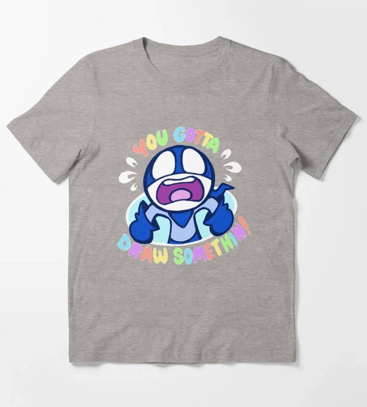 YOU GOTTA DRAW SOMETHIN T-Shirt Heather Grey