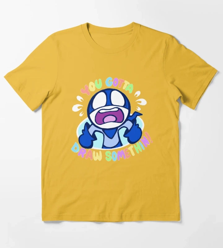 YOU GOTTA DRAW SOMETHIN T-Shirt Yellow