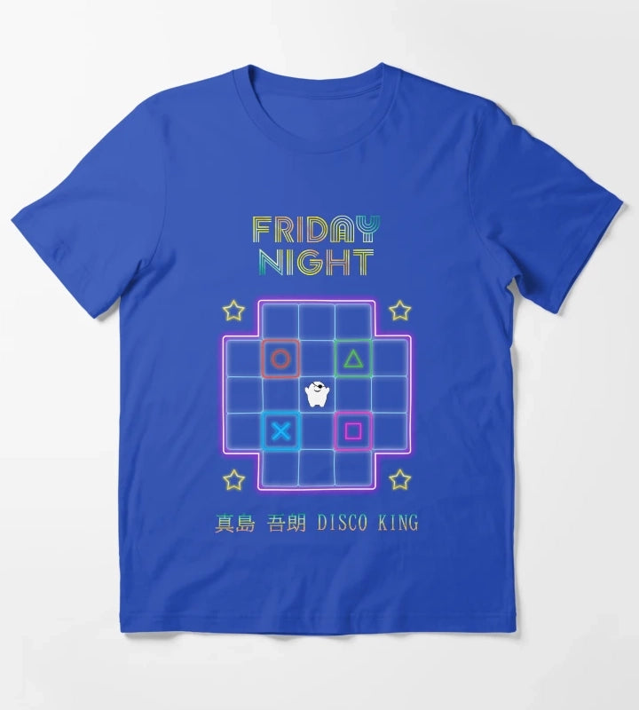Yakuza Friday Night Goro majima T-Shirt Blue