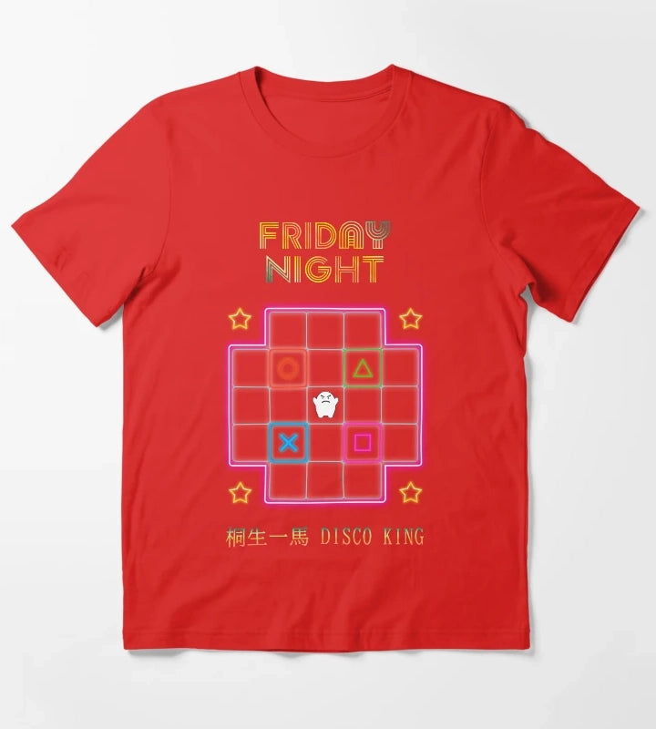 Yakuza Friday Night Kiryu kazuma T-Shirt Red
