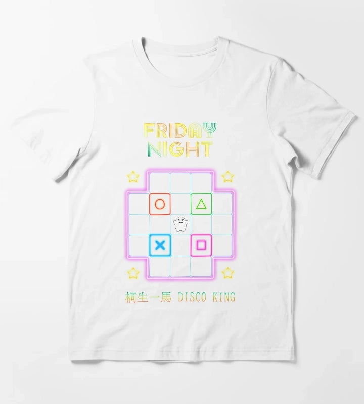 Yakuza Friday Night Kiryu kazuma T-Shirt White