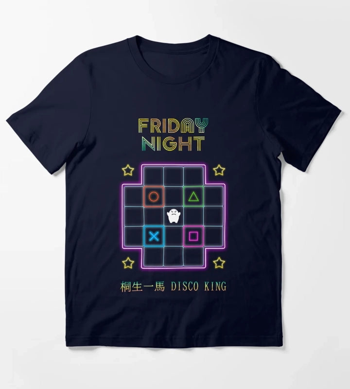 Yakuza Friday Night Kiryu kazuma T-Shirt Navy