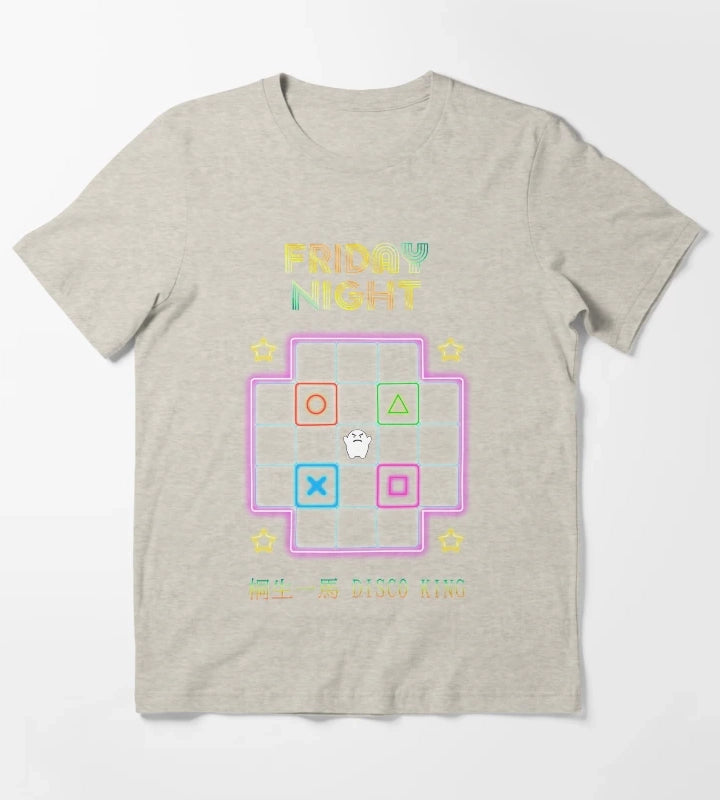 Yakuza Friday Night Kiryu kazuma T-Shirt Cream