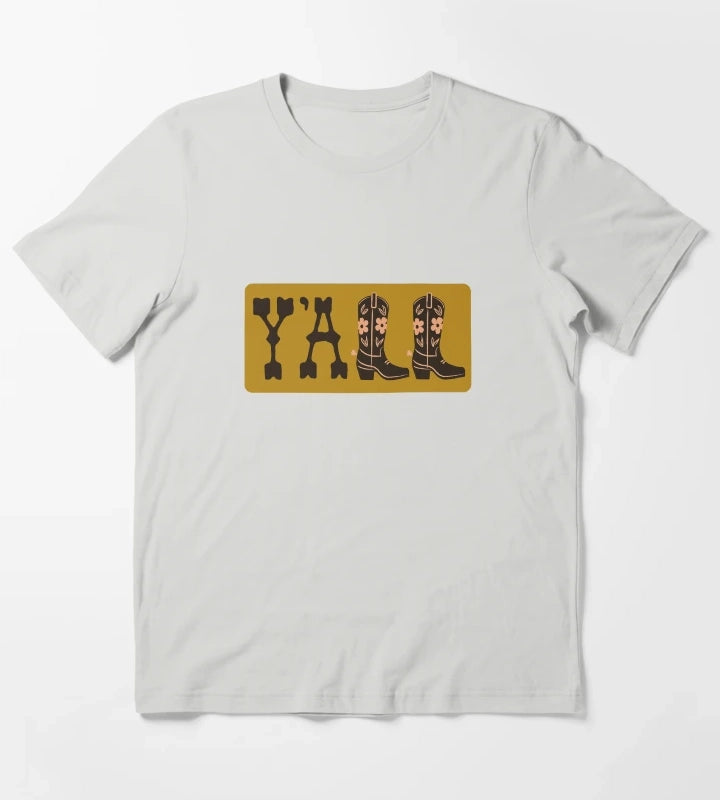 Yall T-Shirt Light Grey