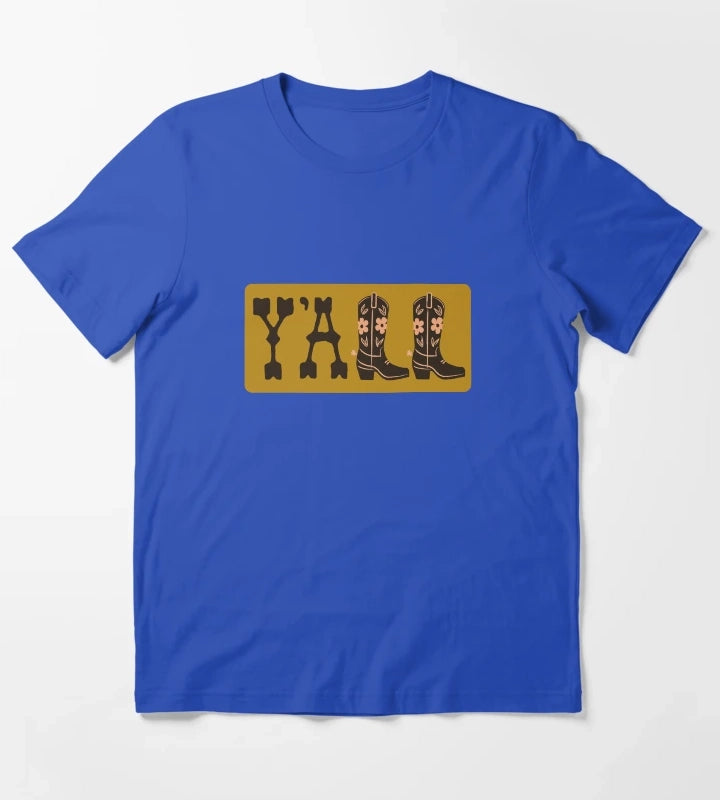 Yall T-Shirt Blue