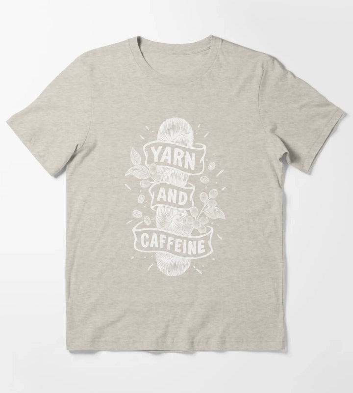 Yarn Caffeine White T-Shirt Cream