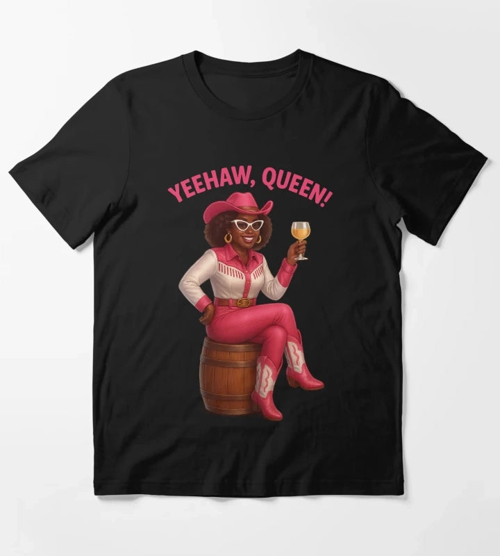 Yeehaw Queen Glam Western Cowgirl T-Shirt