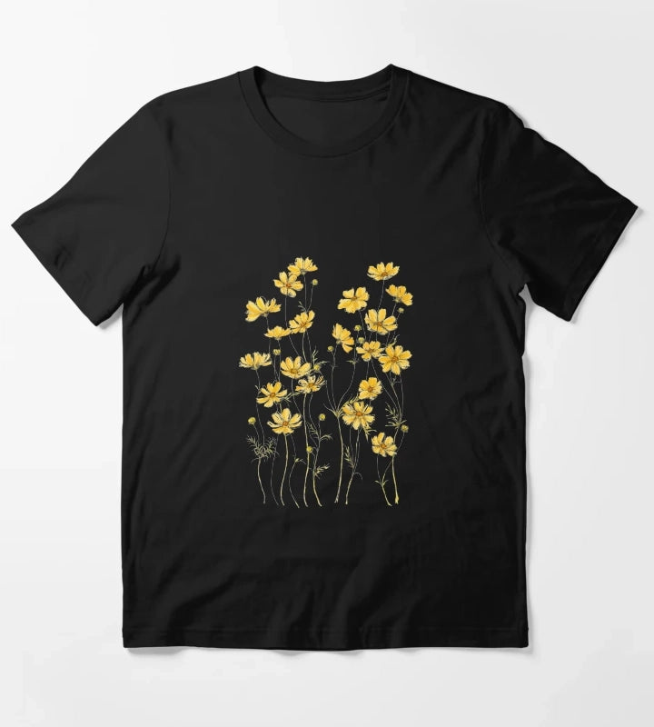 Yellow Cosmos Flowers T-Shirt