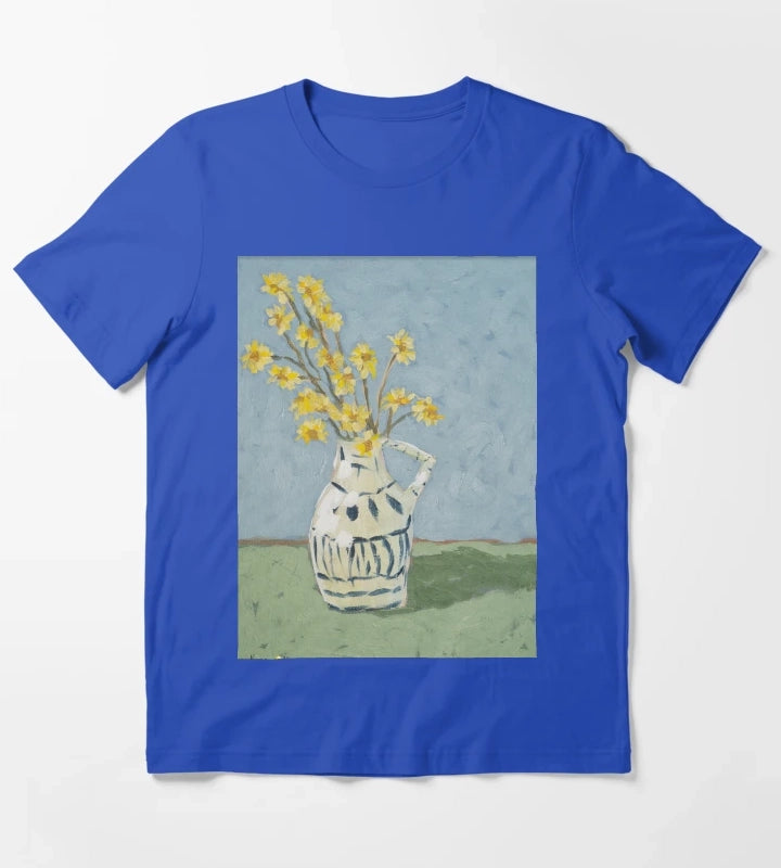 Yellow Daisies T-Shirt Blue