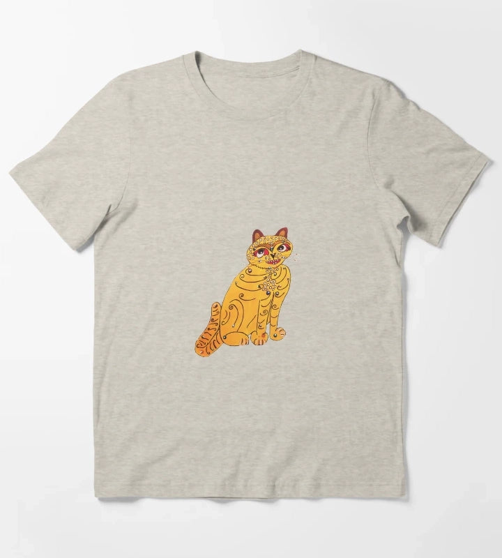 Yellow cat T-Shirt Cream