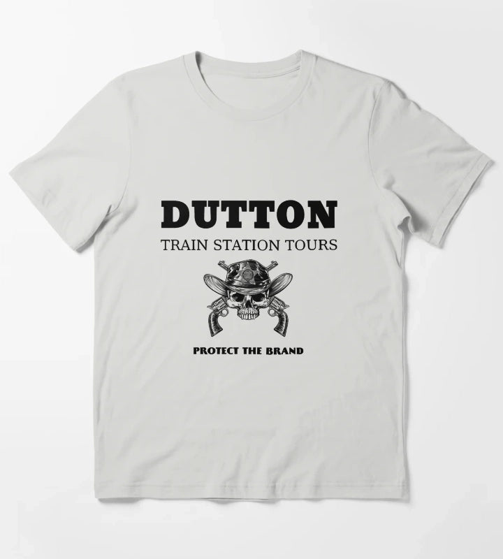 Yellowstone Dutton Ranch Arrows 2 T-Shirt Light Grey