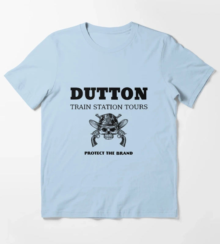 Yellowstone Dutton Ranch Arrows 2 T-Shirt Sky Blue