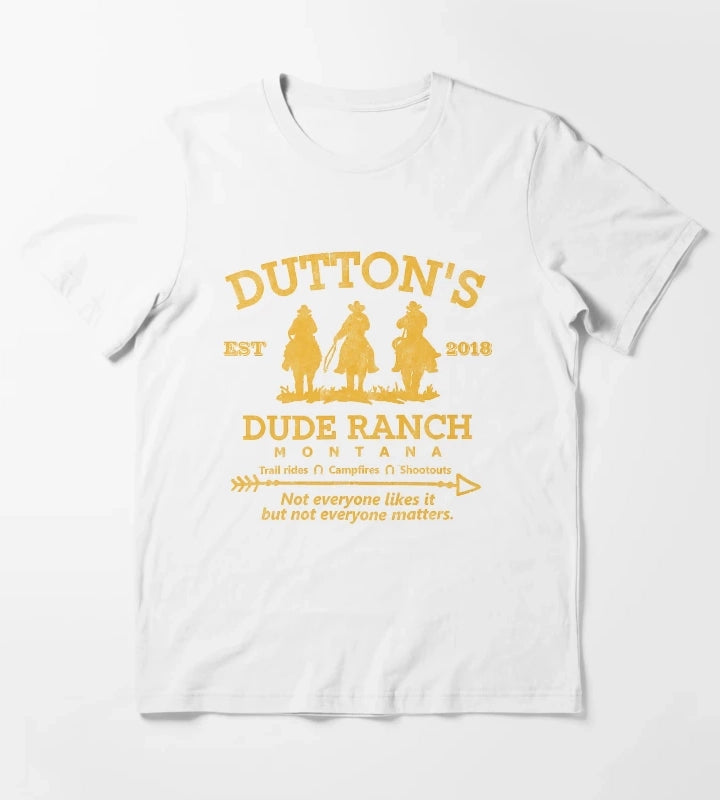 Yellowstone Dutton Ranch Arrows a Yellowstone Dutton Ranch Arrows T-Shirt White