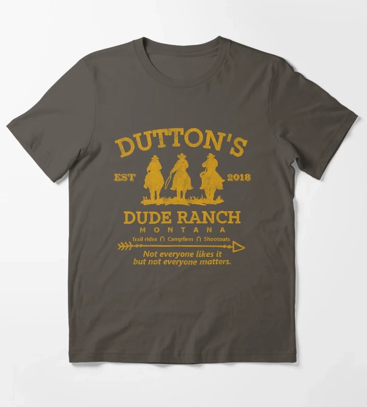 Yellowstone Dutton Ranch Arrows a Yellowstone Dutton Ranch Arrows T-Shirt Dark Grey