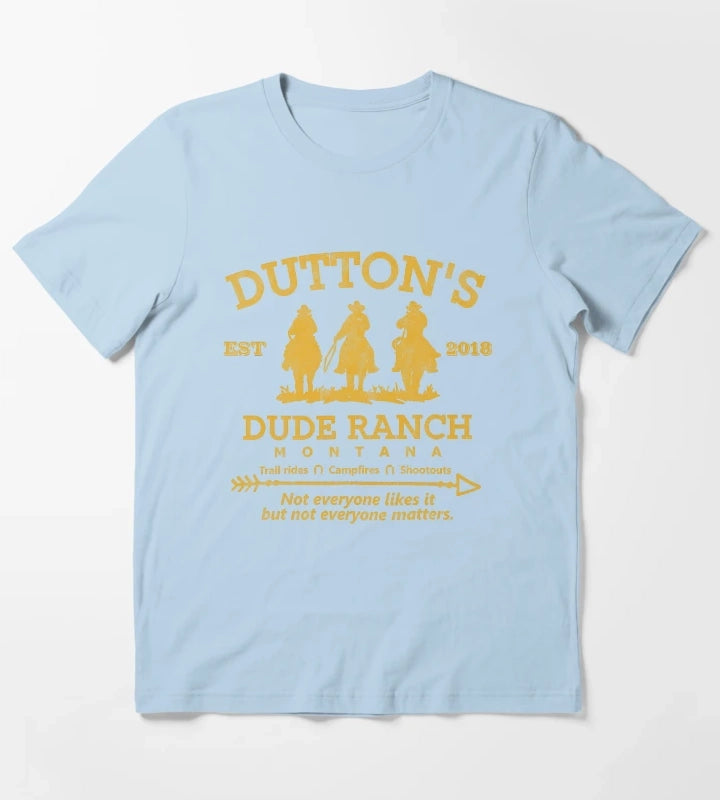 Yellowstone Dutton Ranch Arrows a Yellowstone Dutton Ranch Arrows T-Shirt Sky Blue