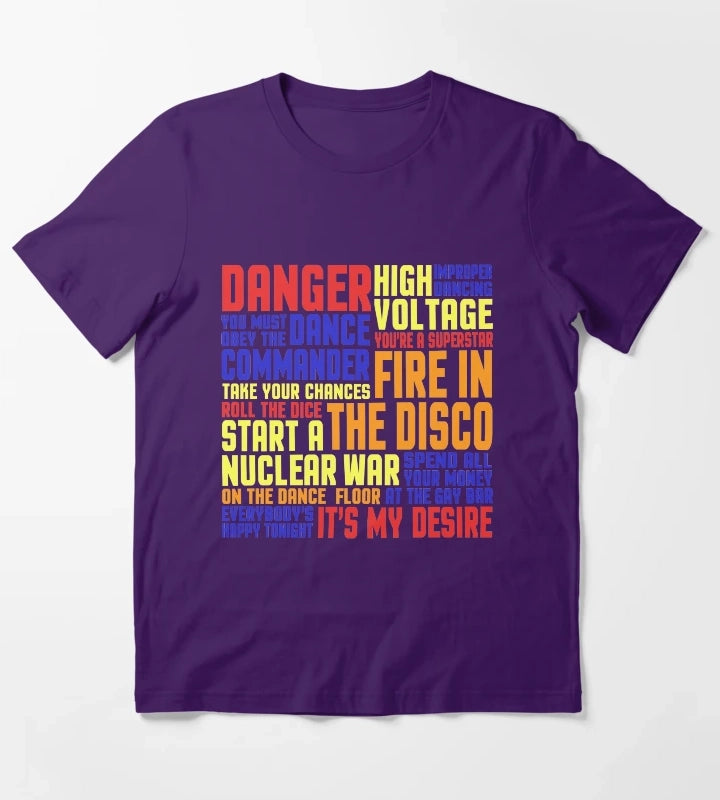 You Must Obey The Dance Commander T-Shirt Purple