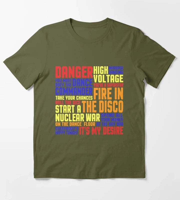 You Must Obey The Dance Commander T-Shirt Olive Green