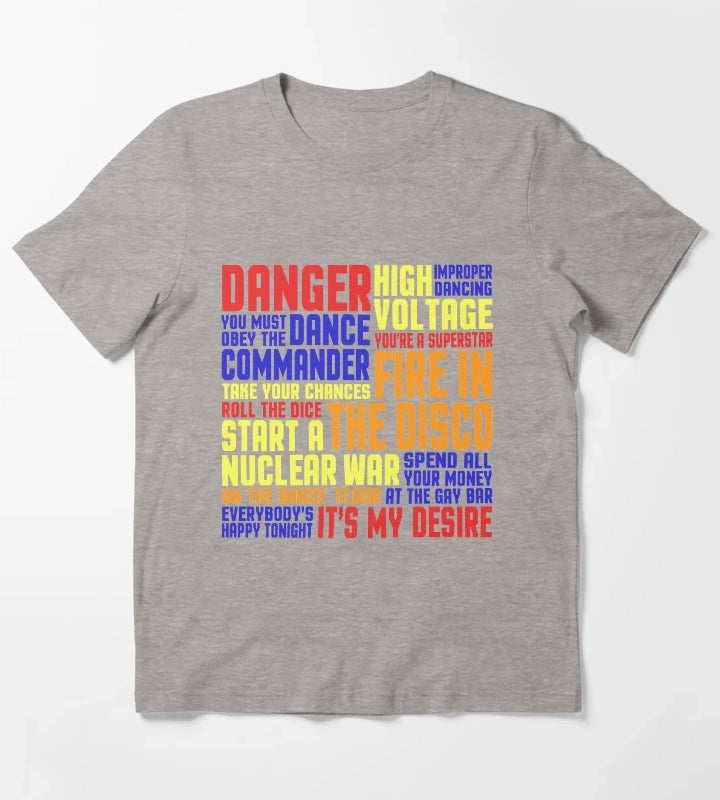 You Must Obey The Dance Commander T-Shirt Heather Grey